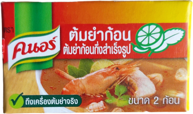 태국 유니레버 똠얌 큐브 스톡 육수20g, 1개, 20g