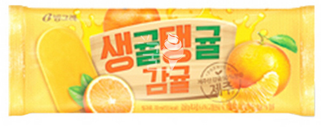 빙그레 빙그레) 생귤탱귤감귤 바 1박스 (40개입), 1개, 2.8L
