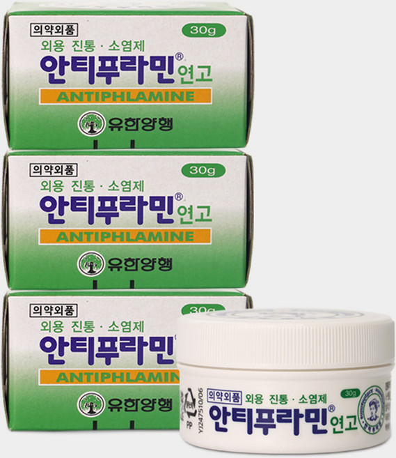안티푸라민 30g x 3개 바르는 파스 진통소염제, 1세트, 3개입
