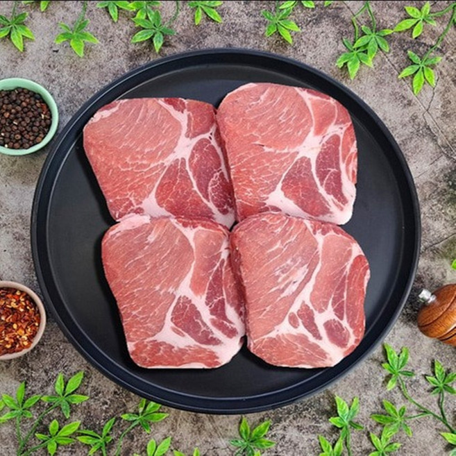 VGD 칠레 목살 세절육 단체 5cm 수육 5kg 업소용고기, 1개