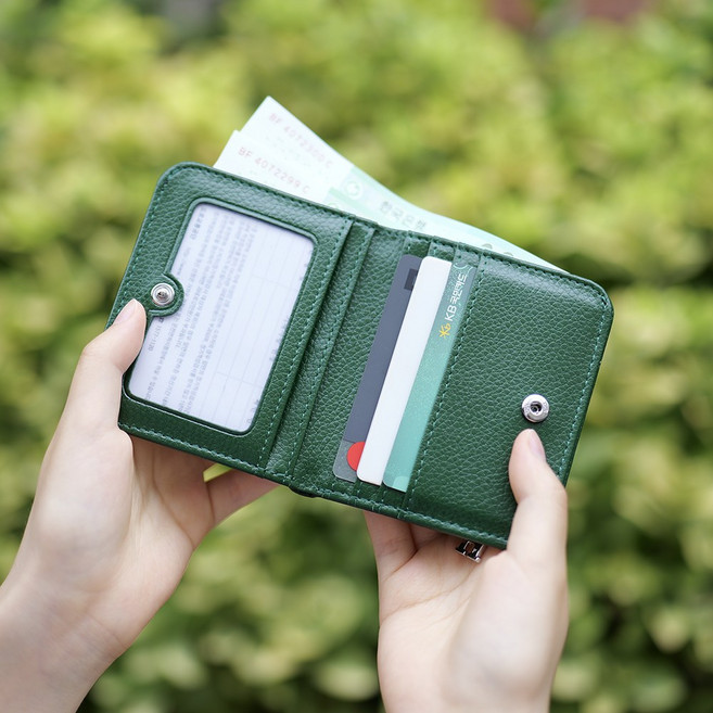 소가죽 미니 여성 반지갑 카드지갑 동전지갑