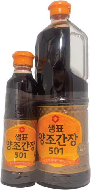 샘표 양조간장 501, 2.2L, 2개