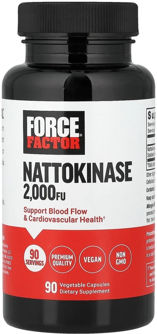포스 팩터 Force Factor 나토키나아제 2 000FU 베지 캡슐 90정124853원산지:기타, 1개 - 쿠팡