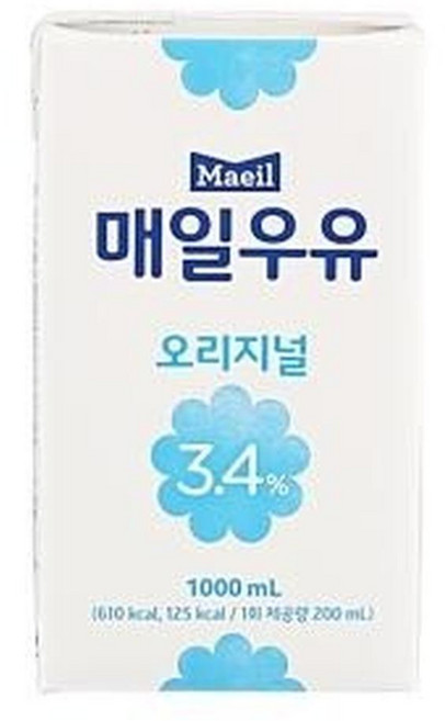 매일유업 매일우유, 1L, 50개