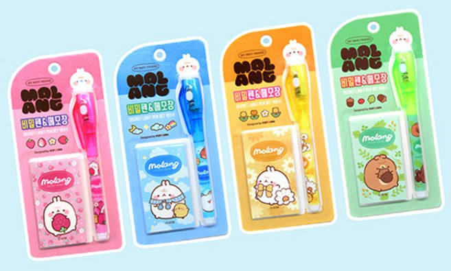 몰랑 비밀펜&메모장 세트 vol.6 1000, 상세페이지 참조, 상세페이지 참조