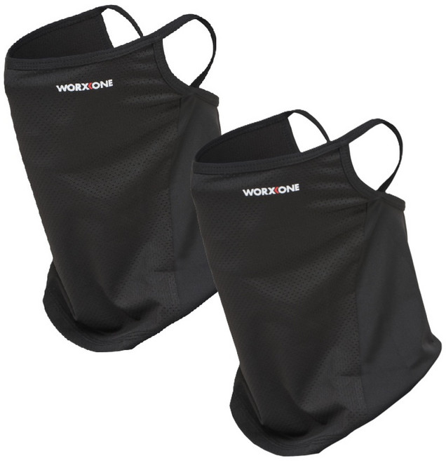 웍스원 페이스스카프 WA-M003 자외선차단 아이스 기능성 마스크 여름 골프 등산 낚시 2개입