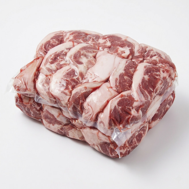 [한돈 덜미살 5kg] 꼬들살 뒷고기 돼지 캠핑 냉장 업소용 벌크 대용량 식당 정육점 도매, 1개, 5kg