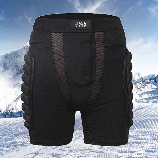 장사부 스노우보드 스키 엉덩이 꼬리뼈 보호대, 1개, 혼합색상