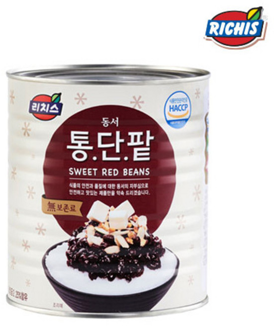 동서 리치스 통단팥 3kg, 1개