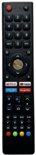 LCD LED 스마트 TV 리모컨 Changhong Chiq Kogan OK SABA U50H7S, 한개옵션0 × 1개, 한개옵션0