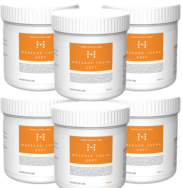 메르헨랩 소프트 마사지크림, 1.2L, 6개