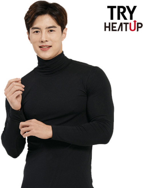 LK33 트라이 남성 발열내복 폴라 긴팔 상의