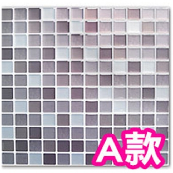 3D立體馬賽克壁貼 水晶滴膠自黏牆貼 廚房浴室裝飾, 1個, A款, A款