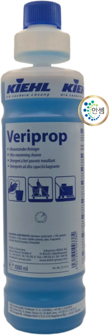 안셈 베리프롭 1L veriprop 1ea 자기타일청소 강력 습윤 대리석 바닥 계단청소 유럽 친환경, 1개