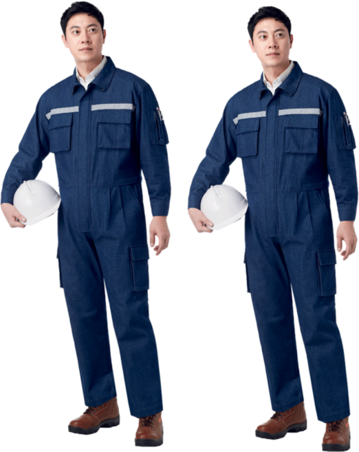 경신코리아 KSK 716 춘추 일체형 청 작업복 스즈끼 용접복 우주복, 1개
