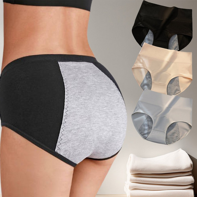 코지레이스 위생팬티 빅사이즈 하이웨스트 생리팬티 3p