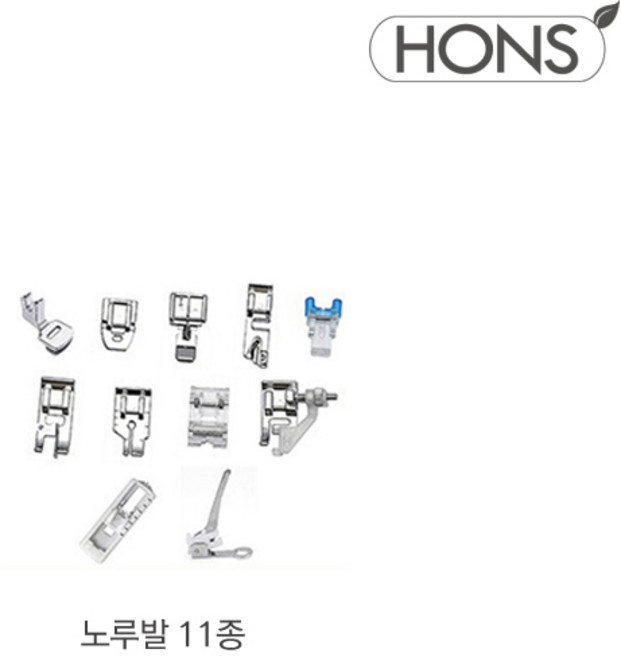 혼스 가정용 멀티재봉틀 한땀한땀 비비드 HSSM-3500, 노루발11종세트(1201 제품 호환가능)