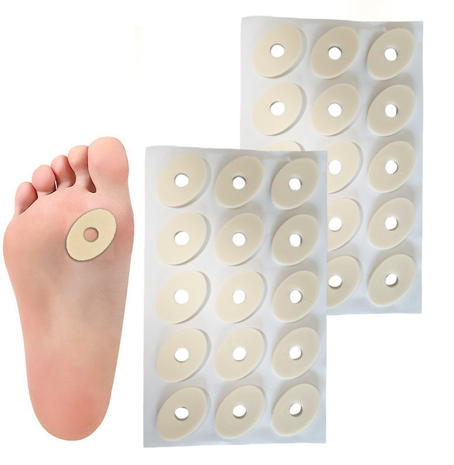 티눈 통증 보호 쿠션 패드, 2개