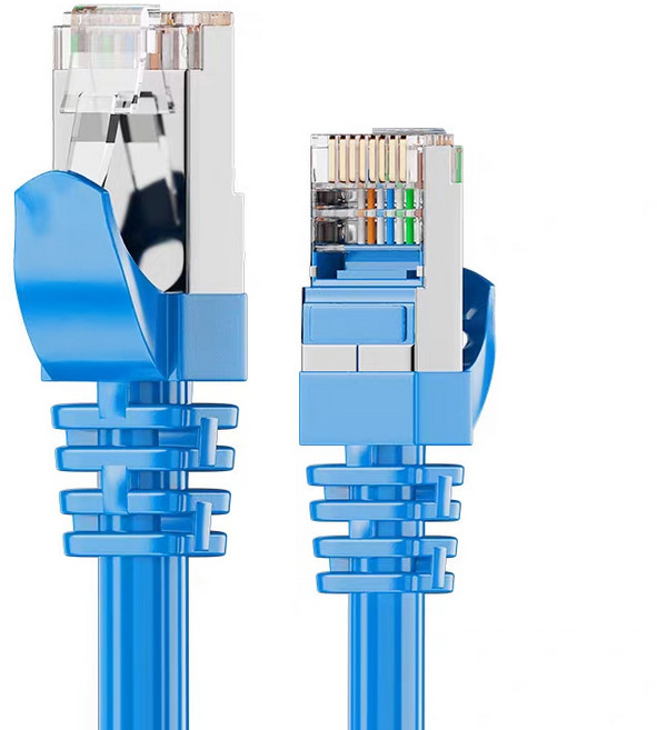 Cat.6A 高速網路線 cat6A RJ45 電競網路線 LG135, 藍,10m, 1個, 10m