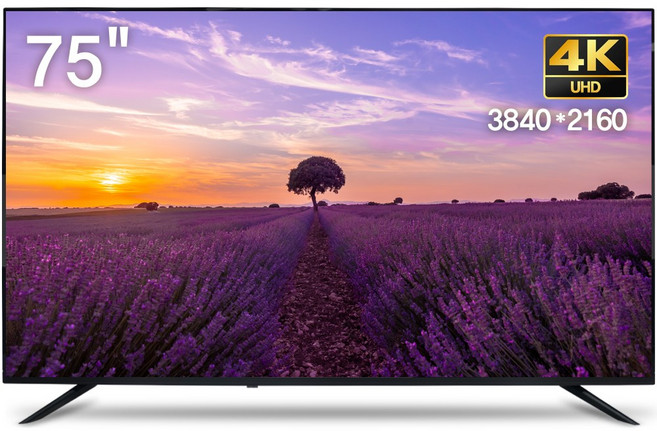 위드라이프 75인치 4K UHD TV 대기업정품패널 고화질 대형티비, 191cm/75인치, 75U(상하형), 벽걸이형, 방문설치