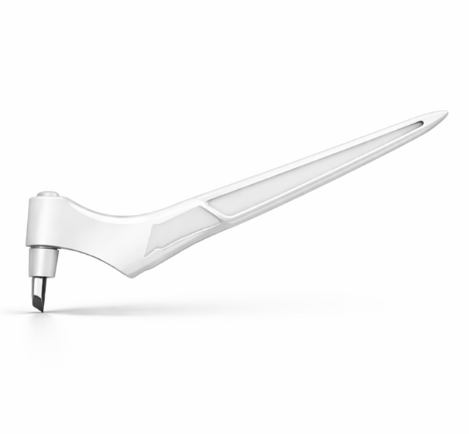 360도 회전 정밀 커팅 나이프 종이공예 스텐실 아트 칼 펜형 커터, 1개, 화이트