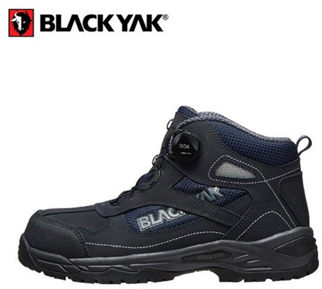 국내백화점 블랙야크 안전화 YAK-66D 다이얼 (6인치) 보통작업용 발편한 워킹화 (bk파우치증정)