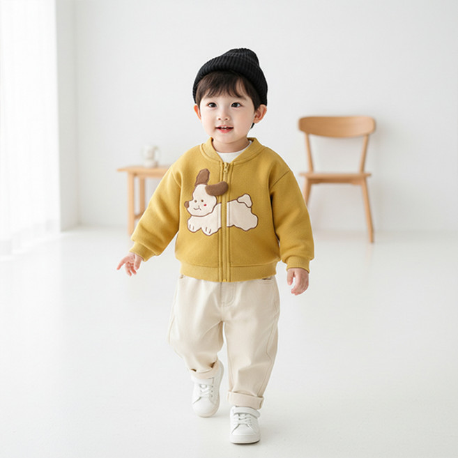 몽실이 빅 애니멀 집업 점퍼 아동 유아 어린이 남아 여아 봄 가을 간절기 자켓 외출복