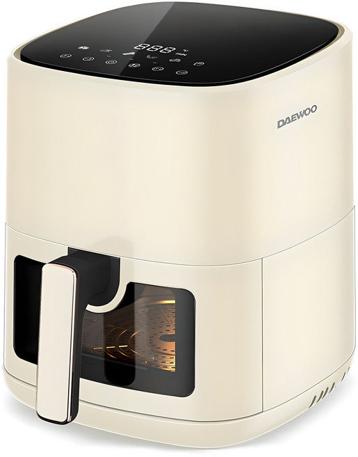대우어플라이언스 304 스텐 에어프라이어 4.5L, DEF-SF4500, 크림