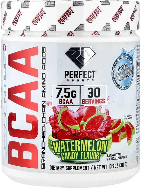 PERFECT Sports BCAA Hyper Clear Watermelon Candy 10.9 oz 310 g, 310g, 1개 - 쿠팡