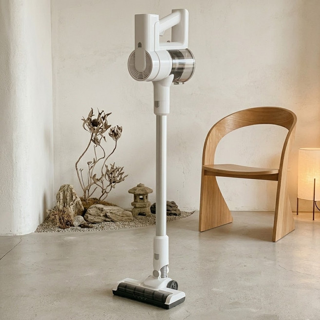 Rotima 무선 청소기 차이슨 BLDC모터 강력흡입 초경량 핸디 소형 진공청소기+다양한 구성품, 화이트, V6