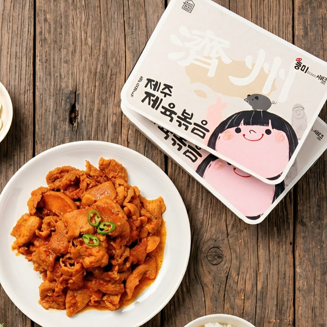 옆집꽃님이네 제주 제육볶음, 1개, 600g