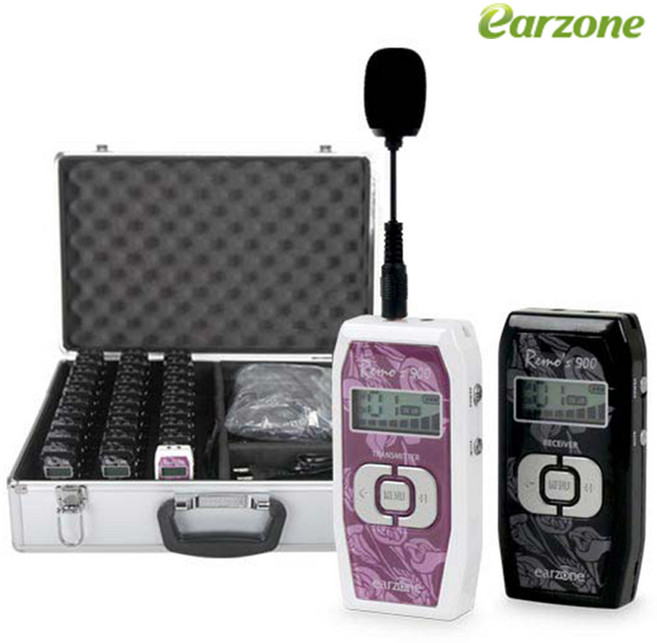 이어존 Remos900 30개 충전가방 풀세트 리모스900 송수신기 인터컴 가이드시스템 공연 방송 투어 행사