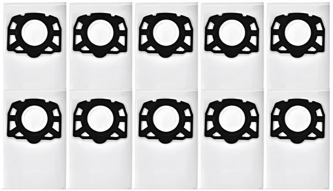 솔리템 카처 청소기 WD1s CLASSIC 먼지봉투 WD2 PLUS WD3 더스트백 호환, 10개, 수량