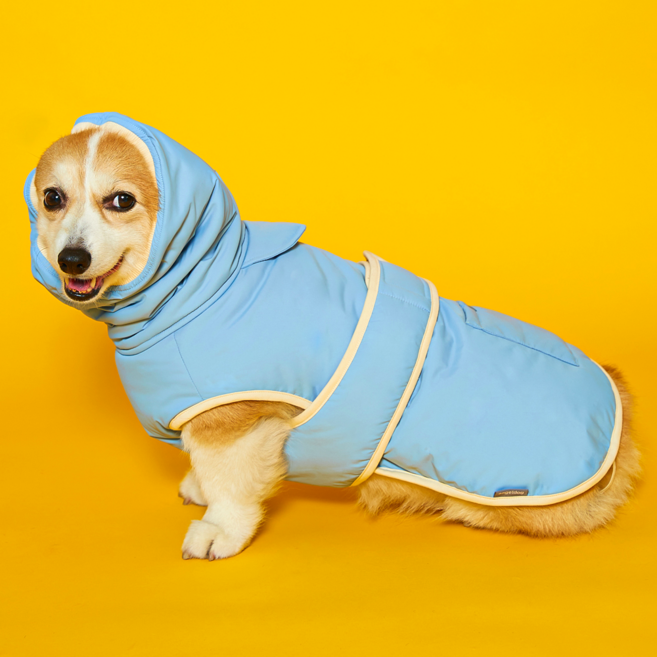 엔젤도그 개따뜨텍 강아지 패딩, Sky blue, 1개