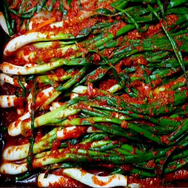 파향 좋은 아삭 신선한 전라도식 양념 파김치 1kg 쪽파김치, 2개