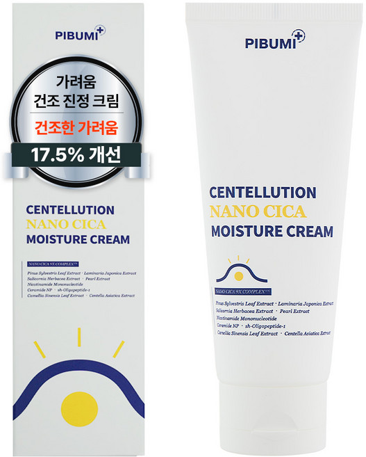 가려움 개선 임상 피부미 나노시카 수분크림 아토피/주사염/접촉성 주사염, 1개, 100ml