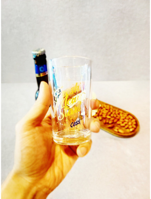 카스 맥주잔 new 225ml 소맥잔 업소용 생맥주컵 집들이선물, 1개