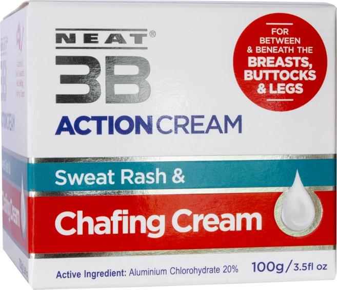 Neat Feat 3B Action cream (니트피트 3B액션크림 가슴 엉덩이 다리 전용 피부마찰 방지크림), 100g, 1개 - 쿠팡