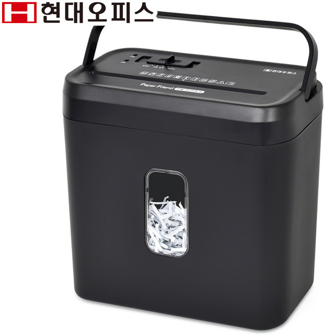 페이퍼프랜드 소형 문서세단기, PK-525X, 블랙