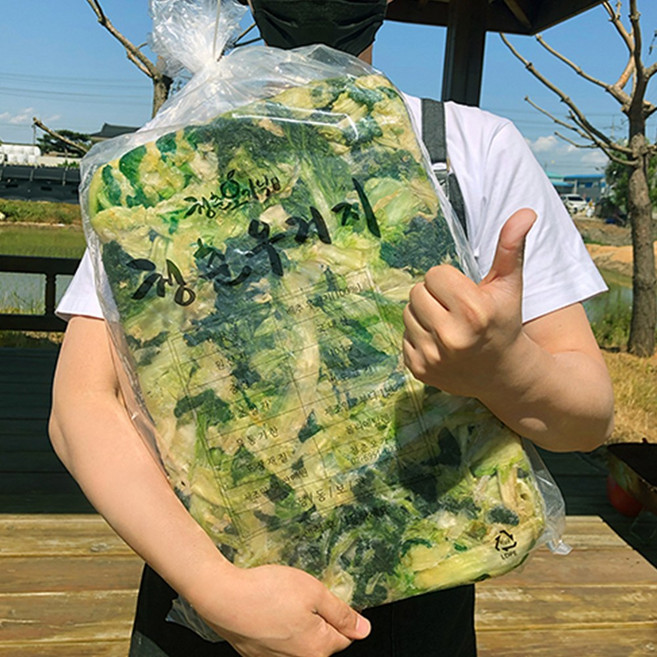 배추 염지 우거지 삶은 냉동 국산 대용량 업소용 20kg (10kgx2), 10kg, 2개
