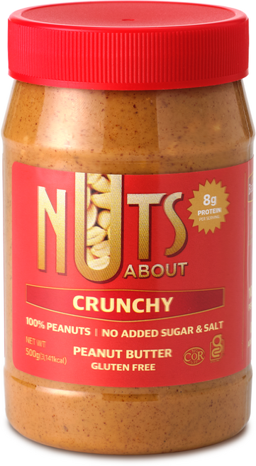 넛츠어바웃 100% 땅콩버터 크런치, 1개, 500g