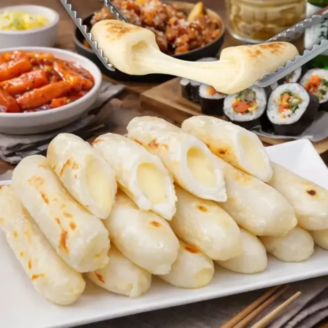 더미들래 자연치즈듬뿍 더블치즈떡 240g 5개, 1개