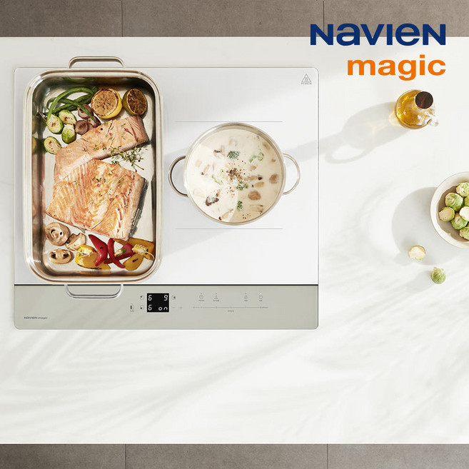 나비엔 매직 3구 인덕션 ERI-3623AF 슈퍼플렉스존 전기레인지 빌트인 프리스탠딩, 자가 설치(택배 배송만)