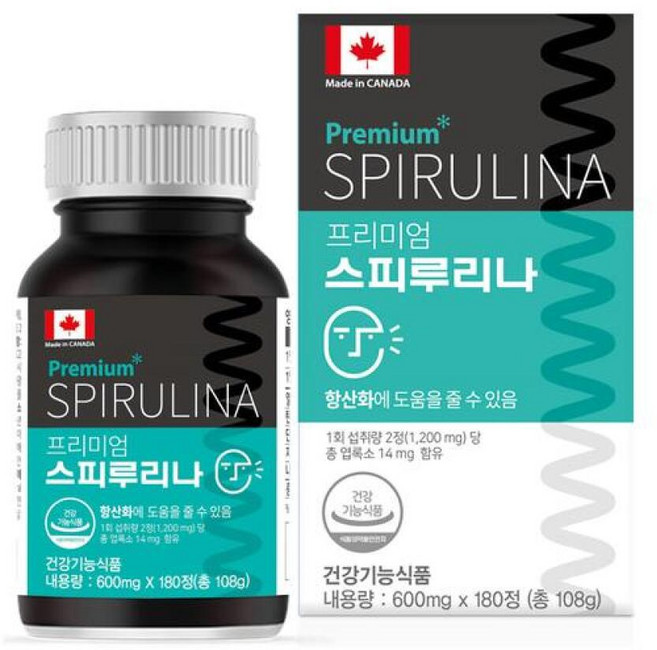 힐링팩토리 프리미엄 스피루리나 3개월분, 180정, 1개