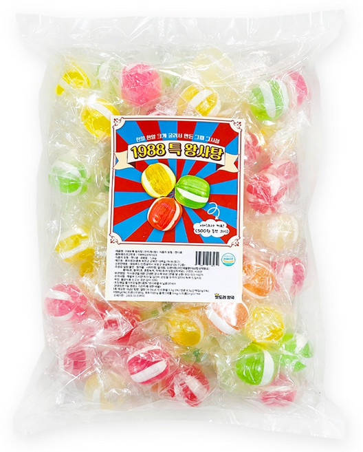 추억의 1988 특 왕사탕, 1개, 1.2kg