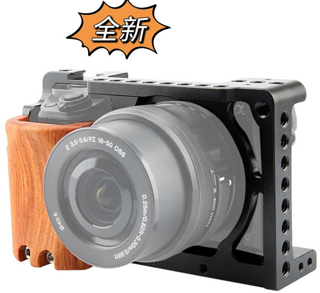 a6100 A6400 A6300 A6000 木頭手柄 兔籠, 1個, 參考詳情頁