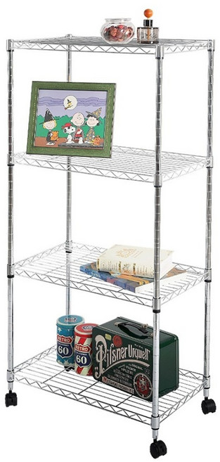 리빙코아 메탈 철제 다용도 선반 모음, 4단