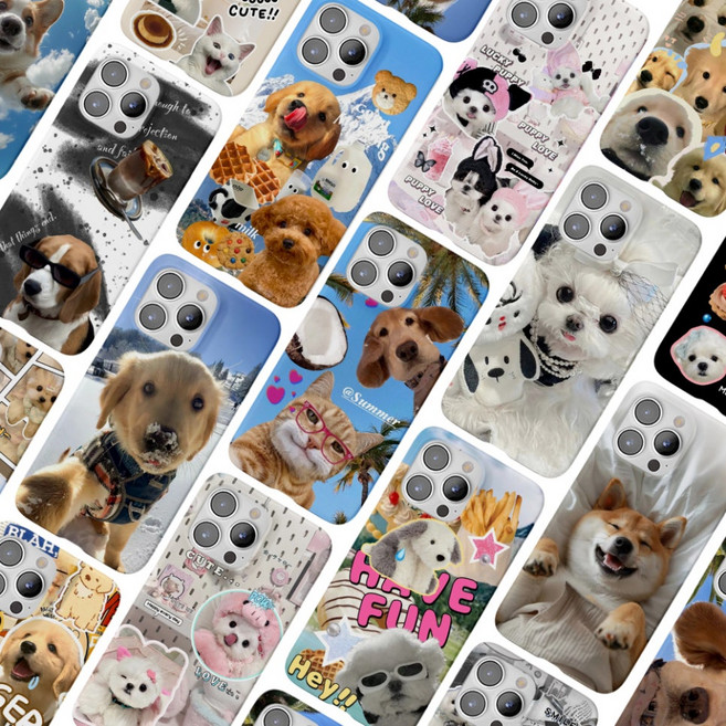 귀여운 강아지 케이스 갤럭시 와이드7 M15 와이드6 버디1 버디2 M23 버디3 A15 버디4 A16