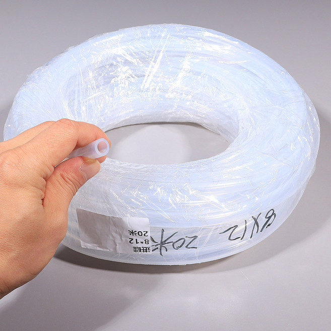 내열 실리콘튜브 내경 8mm 외경 12mm 무독성 DIY, 1개