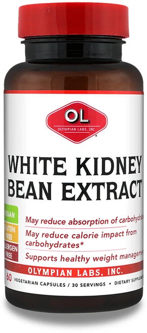올림피안랩스 화이트 키드니 빈 추출물 베지테리안 캡슐 비건, 1개, 60개입, 60정 - 쿠팡